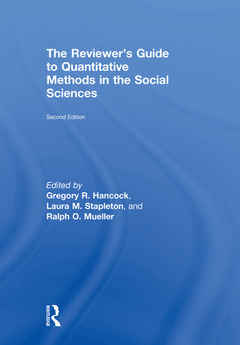 Couverture de l’ouvrage The Reviewer’s Guide to Quantitative Methods in the Social Sciences