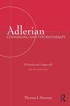 Couverture de l’ouvrage Adlerian Counseling and Psychotherapy