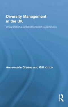 Cover of the book Diversity Management in the UK