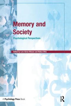 Couverture de l’ouvrage Memory and Society