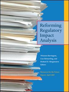 Cover of the book Reforming Regulatory Impact Analysis