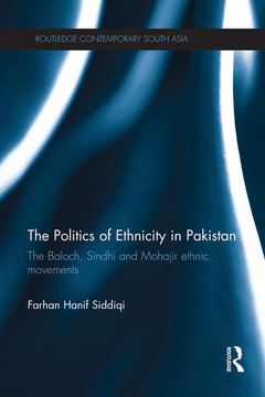 Couverture de l’ouvrage The Politics of Ethnicity in Pakistan