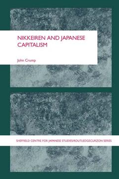 Couverture de l’ouvrage Nikkeiren and Japanese Capitalism