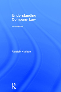 Couverture de l’ouvrage Understanding Company Law