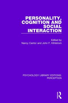 Couverture de l’ouvrage Personality, Cognition and Social Interaction