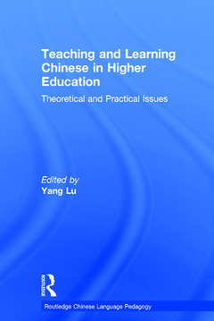 Couverture de l’ouvrage Teaching and Learning Chinese in Higher Education