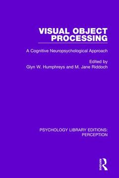 Couverture de l’ouvrage Visual Object Processing