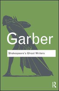 Couverture de l’ouvrage Shakespeare's Ghost Writers