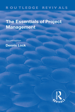 Couverture de l’ouvrage The Essentials of Project Management