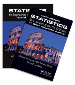 Couverture de l’ouvrage Statistics for Engineering and the Sciences, Sixth Edition, Textbook and Student Solutions Manual