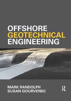 Couverture de l’ouvrage Offshore Geotechnical Engineering