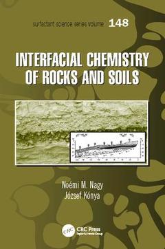 Couverture de l’ouvrage Interfacial Chemistry of Rocks and Soils