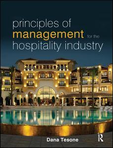Cover of the book Principles of Management for the Hospitality Industry