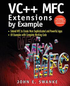 Couverture de l’ouvrage VC++ MFC Extensions by Example