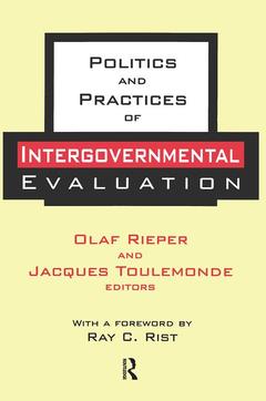 Couverture de l’ouvrage Politics and Practices of Intergovernmental Evaluation