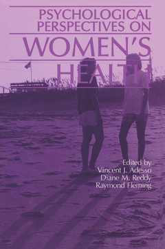 Couverture de l’ouvrage Psychological Perspectives On Women's Health