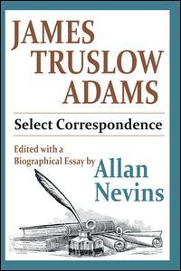 Cover of the book James Truslow Adams