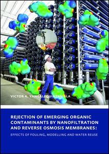 Couverture de l’ouvrage Rejection of Emerging Organic Contaminants by Nanofiltration and Reverse Osmosis Membranes