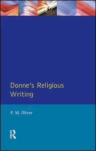 Couverture de l’ouvrage Donne's Religious Writing
