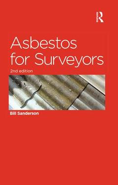 Couverture de l’ouvrage Asbestos for Surveyors