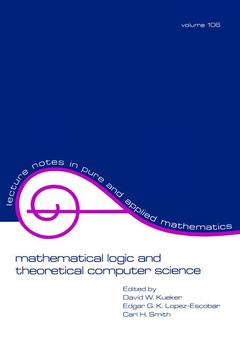 Cover of the book Mathematical Logic and Theoretical Computer Science