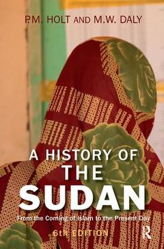 Couverture de l’ouvrage A History of the Sudan