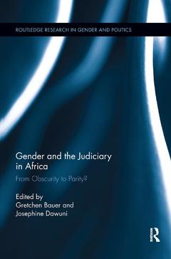 Couverture de l’ouvrage Gender and the Judiciary in Africa