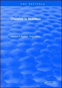 Couverture de l’ouvrage Chelates In Nutrition