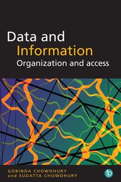 Couverture de l’ouvrage Information Organization and Access