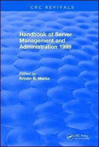 Cover of the book Handbook of Server Management and Administration