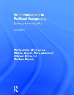 Couverture de l’ouvrage An Introduction to Political Geography