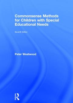 Couverture de l’ouvrage Commonsense Methods for Children with Special Educational Needs