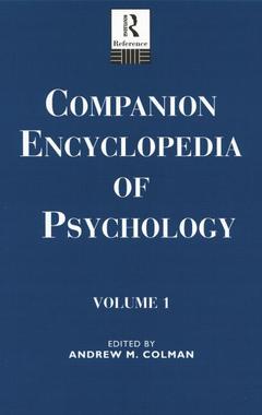 Cover of the book Companion encyclopedia of psychology in 2 volumes set