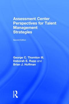 Couverture de l’ouvrage Assessment Center Perspectives for Talent Management Strategies