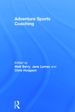 Couverture de l’ouvrage Adventure Sports Coaching