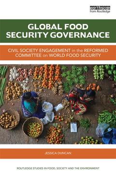 Couverture de l’ouvrage Global Food Security Governance