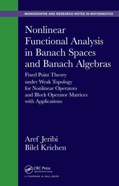 Cover of the book Nonlinear Functional Analysis in Banach Spaces and Banach Algebras