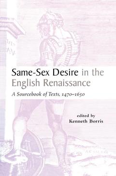 Couverture de l’ouvrage Same-Sex Desire in the English Renaissance