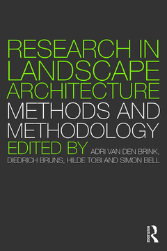 Couverture de l’ouvrage Research in Landscape Architecture