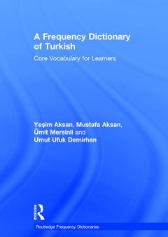 Cover of the book A Frequency Dictionary of Turkish