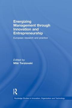 Cover of the book Energizing Management Through Innovation and Entrepreneurship
