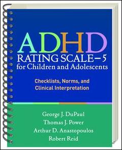 Couverture de l’ouvrage ADHD Rating Scale—5 for Children and Adolescents, Revised Edition, (Wire-Bound Paperback)