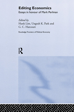 Cover of the book Editing Economics
