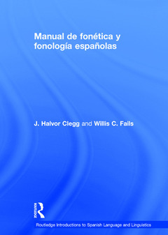 Couverture de l’ouvrage Manual de fonética y fonología españolas