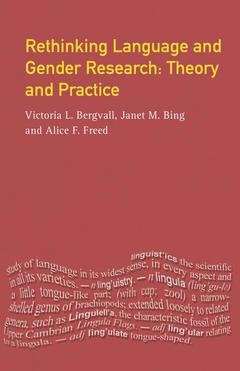 Couverture de l’ouvrage Rethinking Language and Gender Research