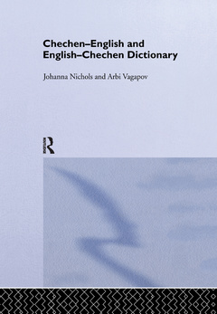 Couverture de l’ouvrage Chechen-English and English-Chechen Dictionary