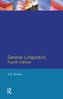 Couverture de l’ouvrage General Linguistics