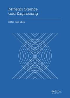 Couverture de l’ouvrage Material Science and Engineering