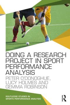 Couverture de l’ouvrage Doing a Research Project in Sport Performance Analysis