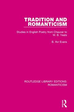 Couverture de l’ouvrage Tradition and Romanticism